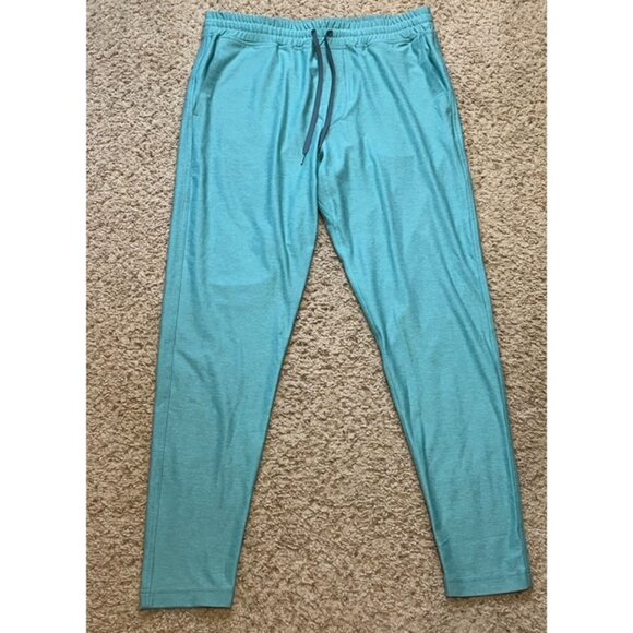 Outdoor Voices Men's Seafoam Green Sunday Sweatpants Joggers Size Large EUC - Picture 1 of 5